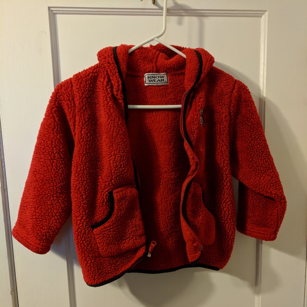 Red Size 4T Jacket